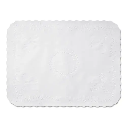 Hoffmaster® Scalloped Edge Traymat, White, 16.63 x 12.75, 1,000/Carton