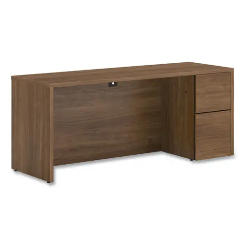 HON® 10500 Series Full-Height Right Pedestal Credenza, Pinnacle Finish, 72"W x 24"D x 29.5"H