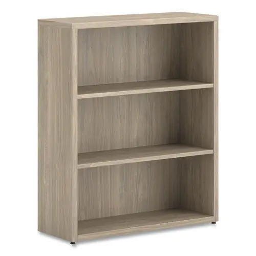 HON® 10500 Series Laminate Bookcase, Kingswood Walnut, 3 Shelves, 36"W x 13"D x 43.75"H