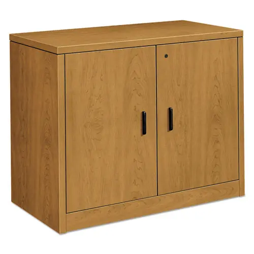 HON® 10500 Series Storage Cabinet with Doors, Harvest, 36"W x 20"D x 29.5"H