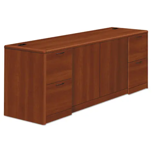HON® 10700 Series Credenza with Doors, 72"W x 24"D x 29.5"H, Cognac