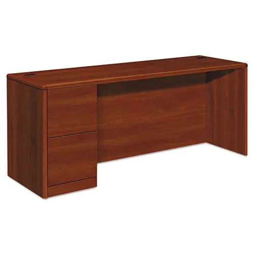 HON® 10700 Series Left Pedestal Credenza, Cognac