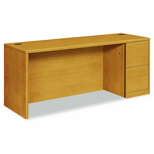 HON® 10700 Series Right Pedestal Credenza, Harvest Finish, 72"W x 24"D x 29.5"H