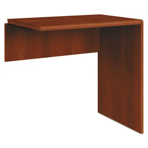 HON® 10700 Series Right Return Shell, 30w x 20d x 29.5h, Cognac