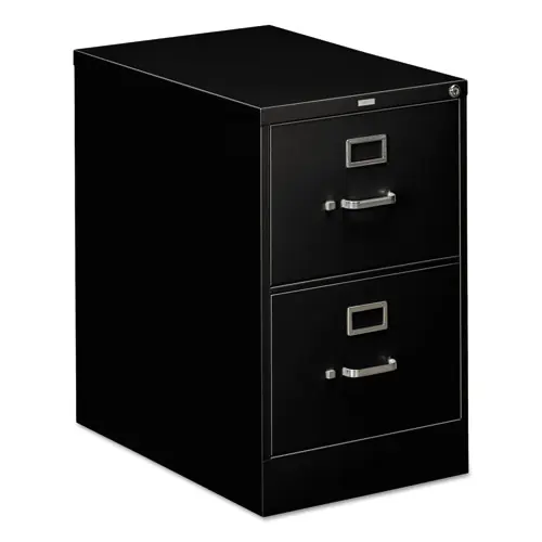 HON® 310 Series Vertical File, 2 Legal-Size File Drawers, Black