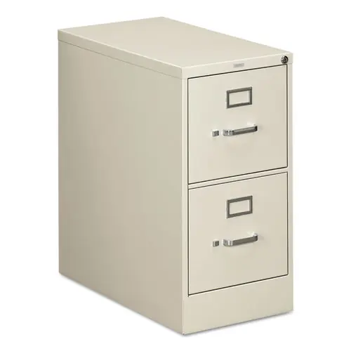 HON® 310 Series Vertical File, 2 Letter-Size File Drawers, Light Gray