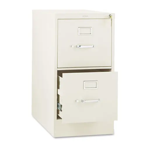 HON® 310 Series Vertical File, 2 Letter-Size File Drawers, Putty