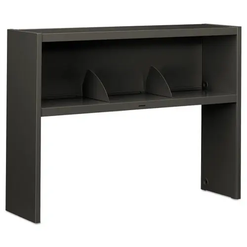 HON® 38000 Series Stack On Open Shelf Hutch, Charcoal