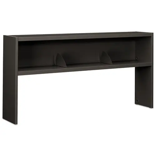 HON® 38000 Series Stack On Open Shelf Hutch, Charcoal