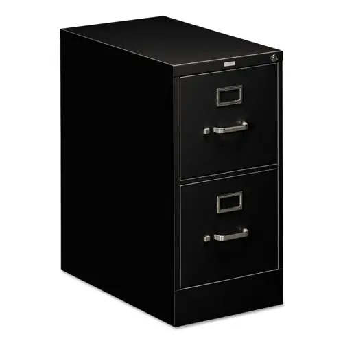 HON® 510 Series Vertical File, 2 Letter-Size File Drawers, Black