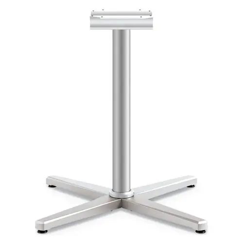 HON® Arrange X-Leg Base for 42" to 48" Round Table Tops, Silver