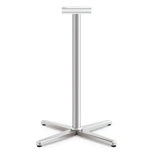 HON® Arrange X-Leg Base for 42" to 48" Tops, Silver