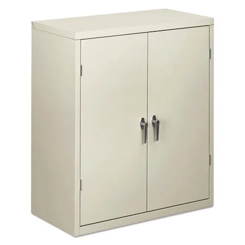 HON® Assembled Storage Cabinet, Light Gray, 36"W x 18.13"D x 41.75"H