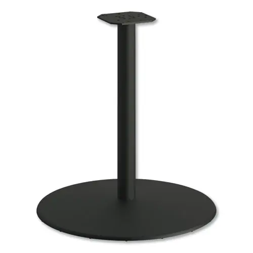 HON® Between Round Disc Base for 30" Table Tops, 29" High, Black Mica