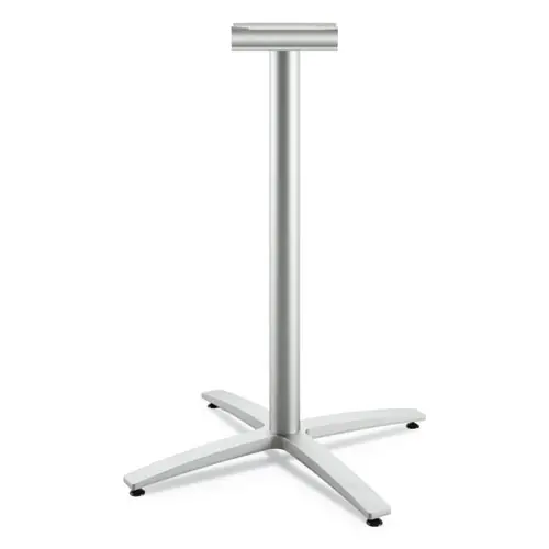 HON® Between Standing-Height X-Base for 30" to 36" Table Tops, Silver