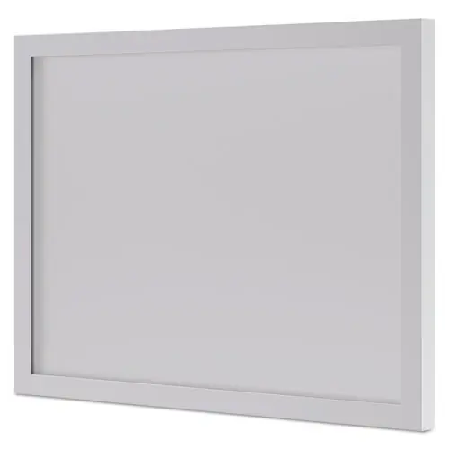 HON® BL Series Frosted Glass Modesty Panel, 39.5w x 0.13d x 27.25h, Silver/Frosted