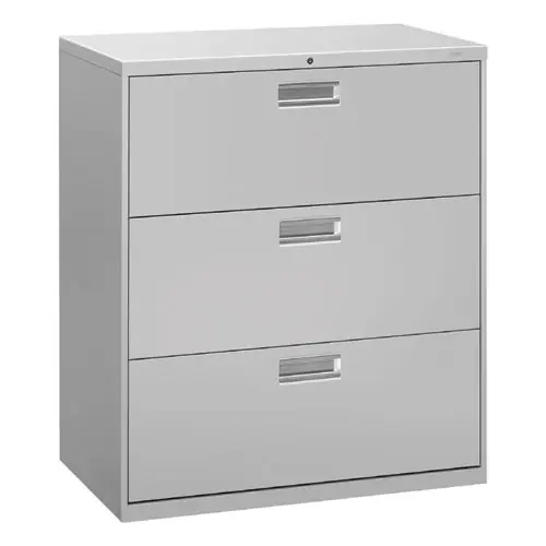 HON® Brigade 600 Series Lateral File, 3-Drawer, Legal/Letter Size, Light Gray