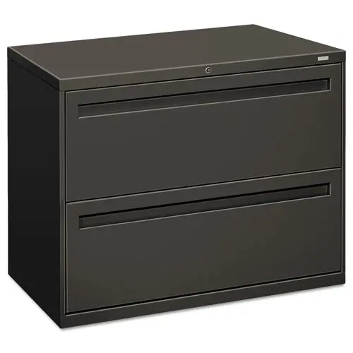 HON® Brigade 700 Series Lateral File, 2 Legal/Letter-Size File Drawers, Charcoal