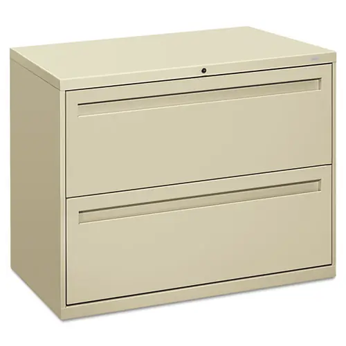 HON® Brigade 700 Series Lateral File, 2 Legal/Letter-Size File Drawers, Putty