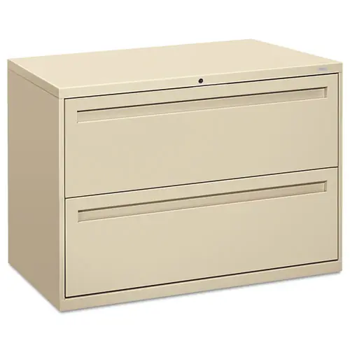 HON® Brigade 700 Series Lateral File, 2 Legal/Letter-Size Drawers, Putty