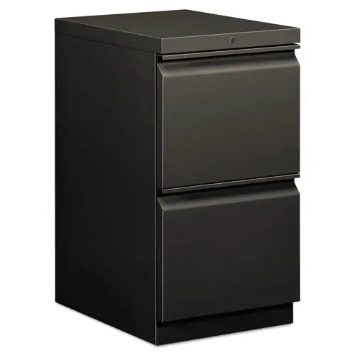 HON® Brigade Mobile Pedestal, 2 Letter-Size File Drawers, Charcoal