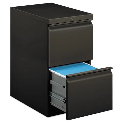 HON® Brigade Mobile Pedestal, 2 Letter-Size File Drawers, Charcoal