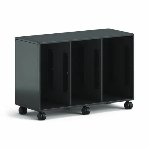 HON® Class-ifi Tote Storage Cabinet, Three-Wide, Charcoal Gray