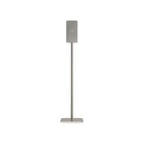 HON® Hand Sanitizer Station Stand, Silver, 12 x 16 x 54