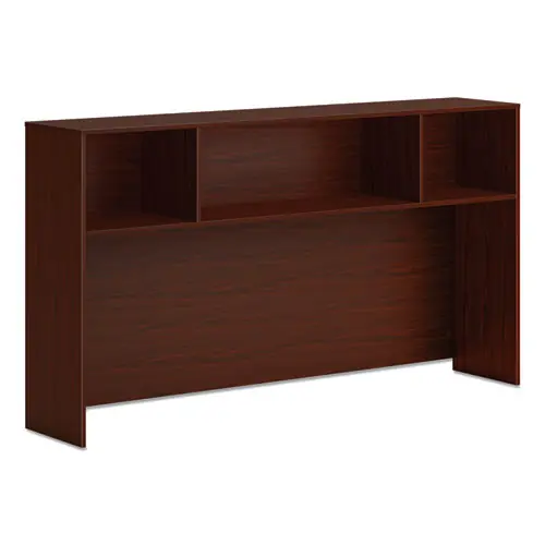 HON® Mod Desk Hutch, Traditional Mahogany, 72"W x 14"D x 39.75"H, 3 Compartments