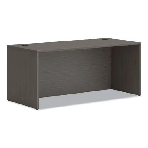 HON® Mod Desk Shell, Slate Teak, 66"W x 30"D x 29"H