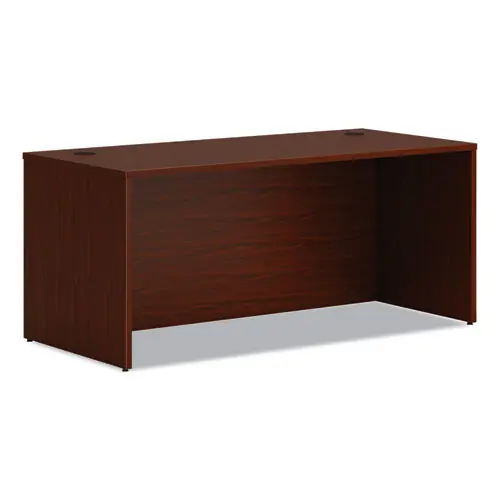 HON® Mod Desk Shell, Traditional Mahogany, 66"W x 30"D x 29"H