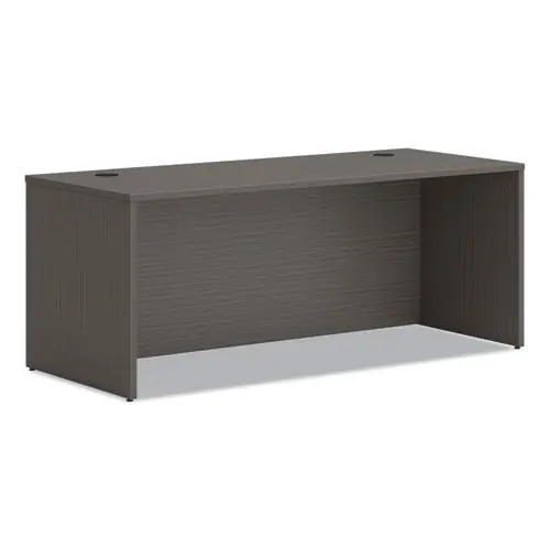 HON® Mod Desk Shell, Slate Teak, 72"W x 30"D x 29"H