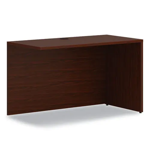 HON® Mod Return Shell, Reversible (Left or Right), Traditional Mahogany, 48"W x 24"D x 29"H