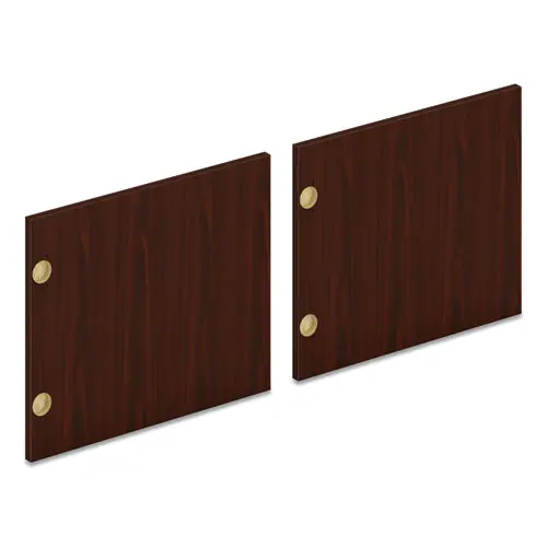 HON® Pair of Mod Laminate Doors for 72"W Mod Desk Hutch, Traditional Mahogany