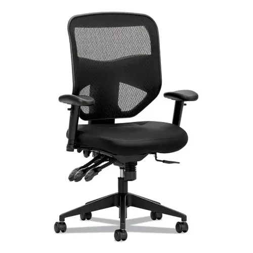 HON® Prominent Mesh High-Back Task Chair, Supports Up to 250 lb, 17" to 21" Seat Height, Black