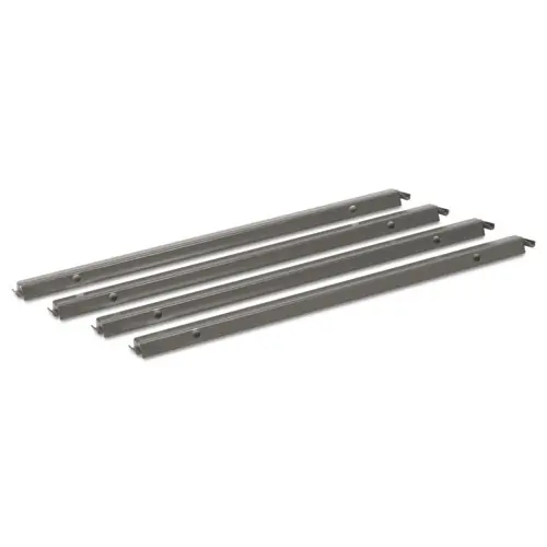 HON® Single Cross Rails for HON 30", 36" and 42" Wide Lateral Files, Gray, 4/Pack