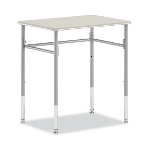 HON® SmartLink Student Desk, Rectangle, Adjustable Height, 20" x 26", White, 2/Carton