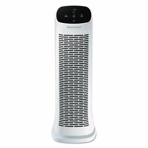 Honeywell Air Genius 3 Oscillating Tower Air Purifier with Permanent Washable Filter, 225 sq ft Room Capacity, White