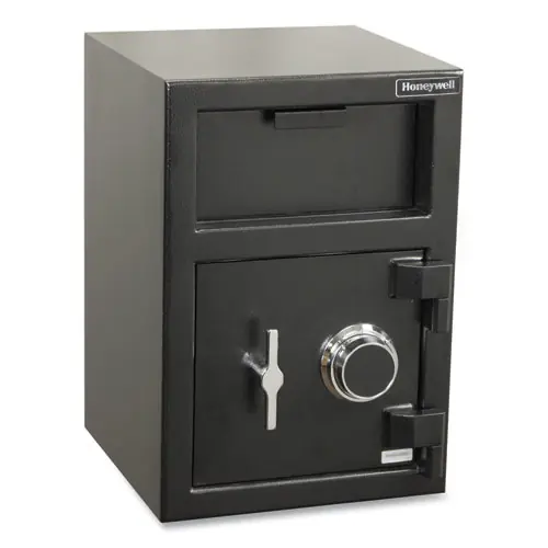 Honeywell Steel Depository Safe with Combo Lock, 1.06 cu ft, Black