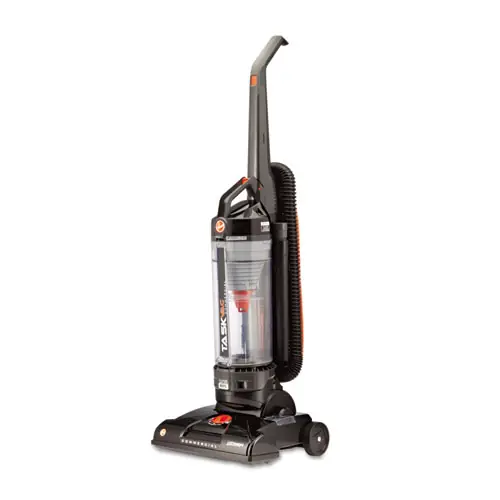 Hoover® Commercial Task Vac Bagless Lightweight Upright Vacuum, Black, 14" Cleaning Path