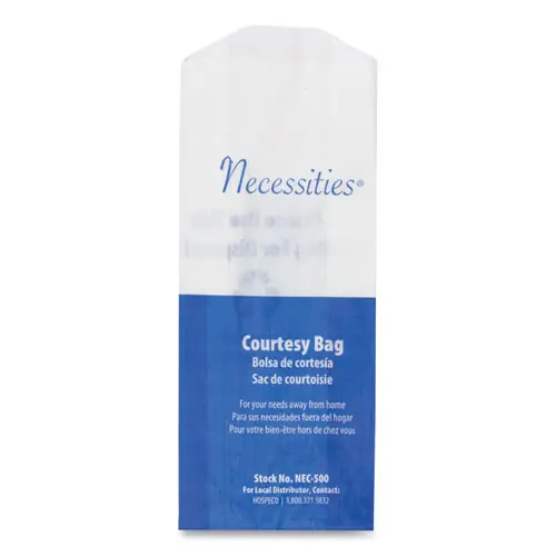 HOSPECO® Feminine Hygiene Convenience Disposal Bag, 500/Carton, White