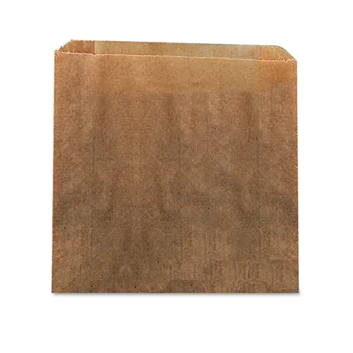 HOSPECO® Waxed Kraft Liners, 10.5" x 3.25" x 9.38", Brown, 250/Carton