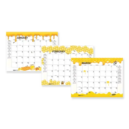 House of Doolittle™ 100% Recycled Honeycomb Desk Pad Calendar