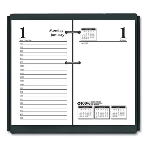 House of Doolittle™ Economy Daily Desk Calendar Refill, 3.5 x 6, White Sheets, 12-Month (Jan to Dec): 2025