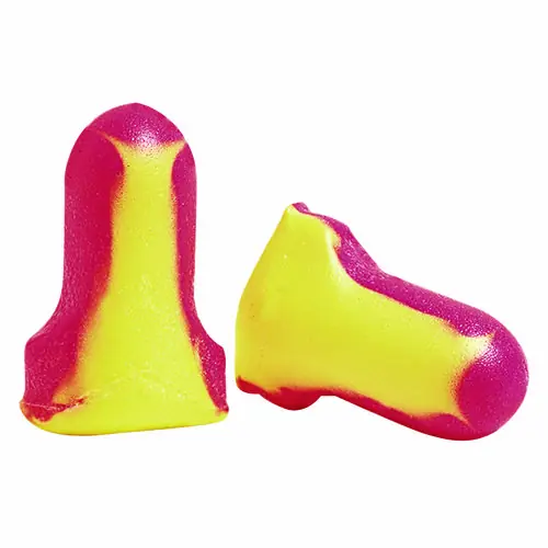 Howard Leight® by Honeywell LL-1 Laser Lite Single-Use Earplugs, Cordless, 32NRR, Magenta/Yellow, 200 Pairs