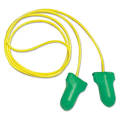 Howard Leight® by Honeywell MAXIMUM Lite Single-Use Earplugs, Corded, 30 NRR, Green, 100 Pairs