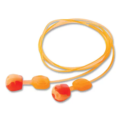 Howard Leight® by Honeywell TrustFit Pod Corded Reusable Foam Earplugs, Orange, One Size, 28 dB NRR, 1,000/Carton