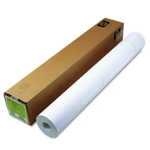 HP DesignJet Inkjet Large Format Paper, Coated, 36" x 300 ft, 4.5 mil, White