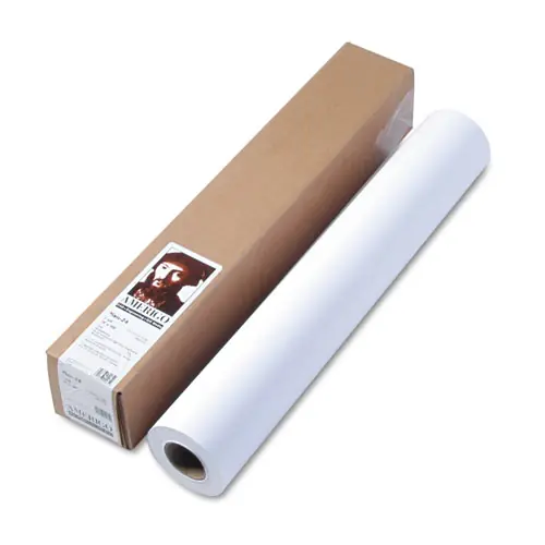 HP DesignJet Inkjet Large Format Paper, Gloss White, 6.8 mil, 24" x 150 ft