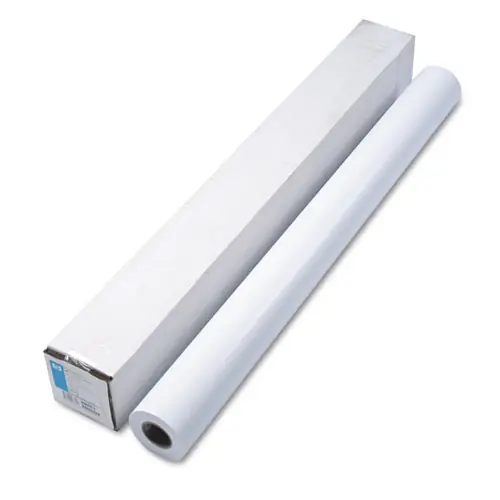 HP DesignJet Inkjet Large Format Paper, Instant-Dry, Satin, 42" x 100 ft, 7 mil, White